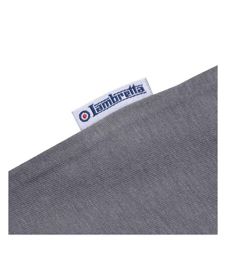 Mens Badge T-shirt Iron Lambretta