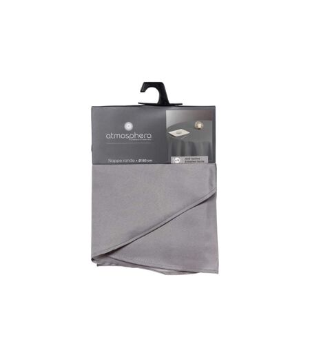 Nappe Antitache Ronde 180cm Gris