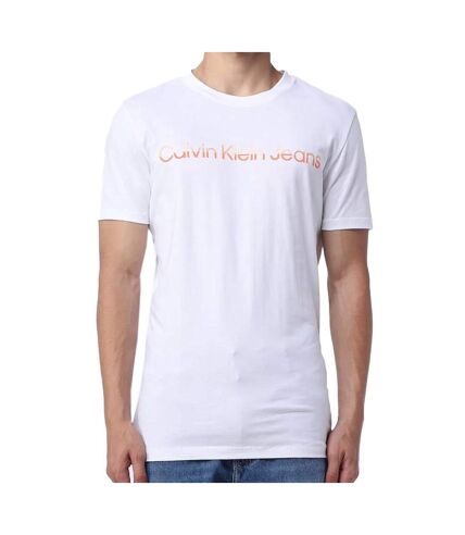 T-shirt Blanc Homme Calvin Klein Jeans Institutional - L