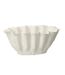 Vase Déco en Céramique Calyx 40cm Blanc-1
