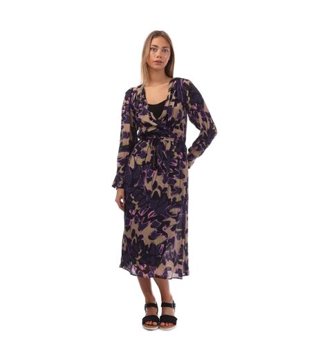 Robe Style Papillon Demaia Femme Beige Noir Violet Boss