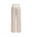 Womens/ladies Taualy-w Relaxed Fit Trousers White Boss-3