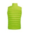 SOLS Mens Wave Padded Water Repellent Bodywarmer/Gilet (Neon Lime)