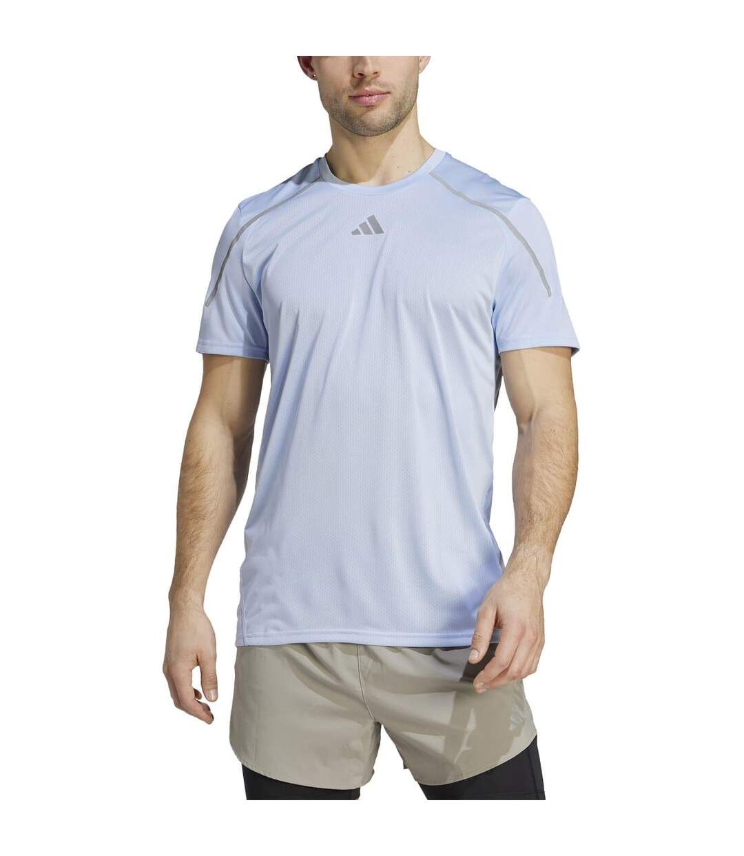 Mens Confident Engineered T-shirt Blue Adidas-3