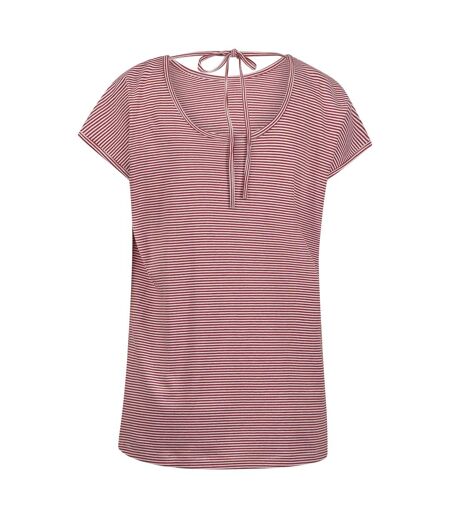 Haut Motif/style Rayé Mirela Femme Rouge Bordeaux Trespass