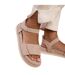 Sandales Larges corfu femme brun-beige Where´s That From