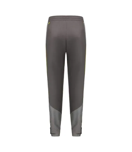 Mens Blaze Colour Block Jogging Bottoms Grey Green Sondico