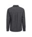 Mens Trace Flannel Long-sleeved Shirt Dark Grey Mountain Warehouse-2