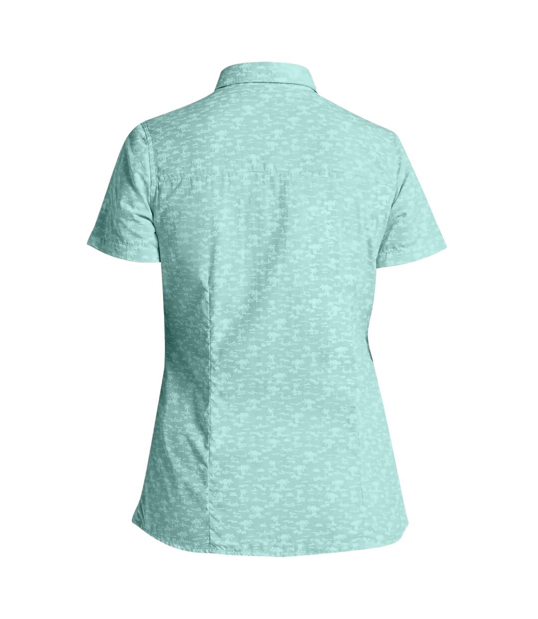 Womens/ladies Nosilife Tillia Printed Short-sleeved Shirt Poolside Green Craghoppers-3