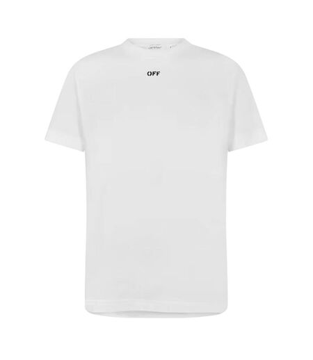 T-shirt Manches Courtes Motif/style Logo Off Homme Blanc Off White