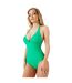 Maillot de bain 1 pièce plunge femme vert vif Gorgeous