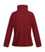 Regatta Womens/Ladies Kizmitt Marl Half Zip Fleece Top (Cabernet) - UTRG8447