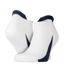 Socquettes Adulte Blanc Bleu Marine Spiro-2