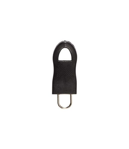 Lot de 4 Anneaux de Fermeture Zippés 5cm Noir