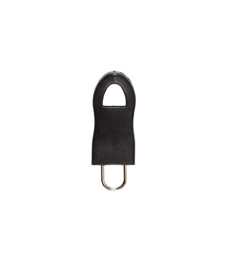 Lot de 4 Anneaux de Fermeture Zippés 5cm Noir