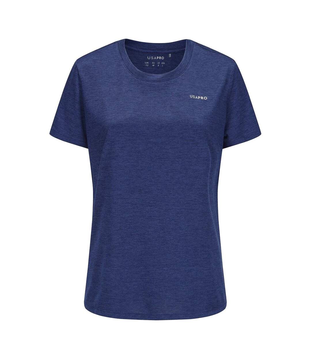 Womens/ladies Tech C Polyester T-shirt Bluebell USA Pro-2