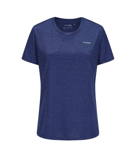Womens/ladies Tech C Polyester T-shirt Bluebell USA Pro