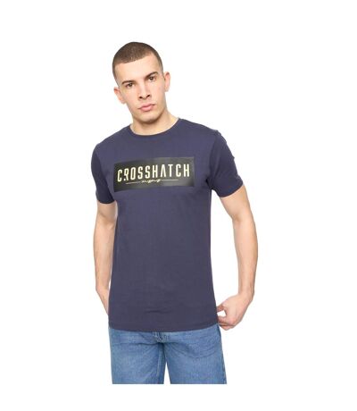 Mens changra t-shirt blue nights Crosshatch