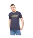 Mens changra t-shirt blue nights Crosshatch-1