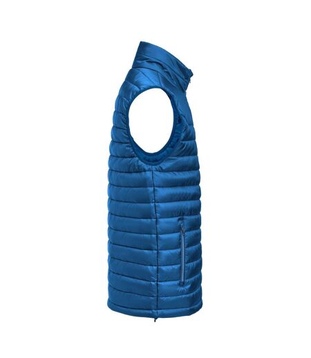 Mens Meadows Gilet Blue James Harvest