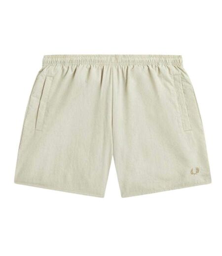 Mens Swim Shorts Oyster Fred Perry