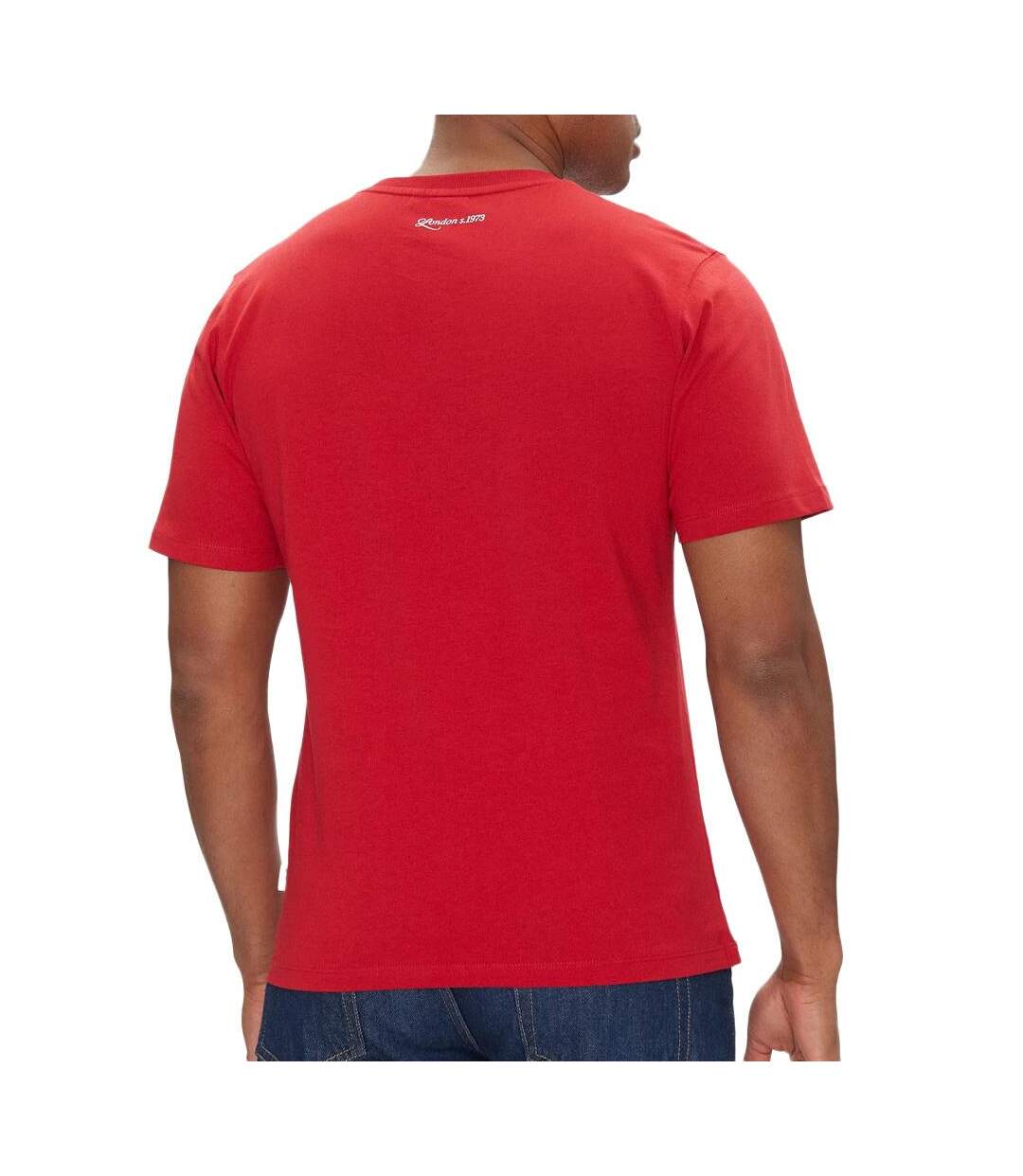 T-shirt rouge homme pepe jeans daxton - l-2