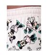 Disney Womens/Ladies Good Vibes Minnie Mouse Long Pyjama Set (White/Pink/Blue)