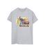 Disney Femmes/Les femmes Lilo And Stitch Bitten Surfboard Cotton Boyfriend T-Shirt (Gris sportif) - UTBI29760-1