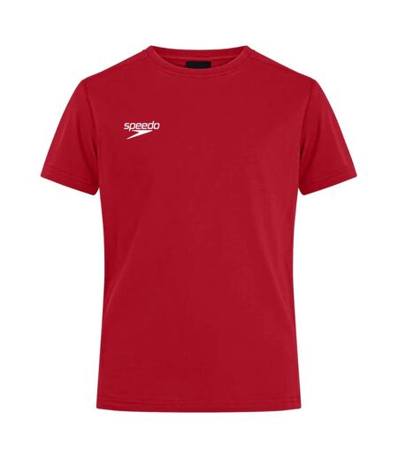 Mens Club Logo T-shirt Red Speedo