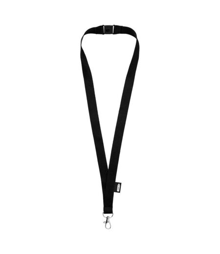 Unisex Adult Tom Recycled Lanyard Solid Black Bullet