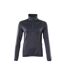 Womens/ladies Accelerate Plain Fleece Half Zip Jumper Dark Navy Mascot-1