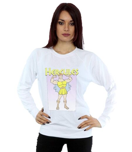 Disney - Sweat HERCULES MUSCLES - Femme (Blanc) - UTBI13423
