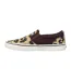 Womens/ladies Leopard Print Canvas Slip-on Trainers Brown SoulCal-2