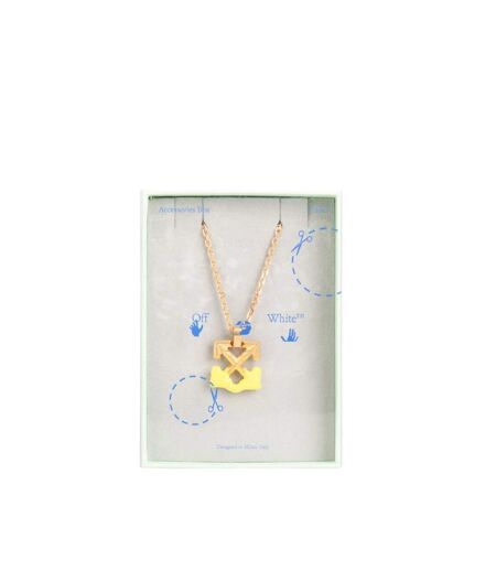 Arrow Necklace One Size Gold Yellow Off White