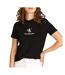 T-Shirt noir femme calvin klein jeans shadow graphic - l-1