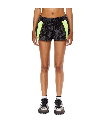 Short Court Motif/style Imprimé Nuage Lillian Femme Gris Noir Diesel