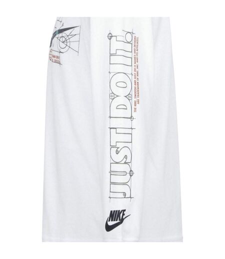 T-shirt Manches Longues Motif/style Plan Femme Blanc Nike
