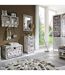Patère Murale & Miroir You 75cm Blanc-2