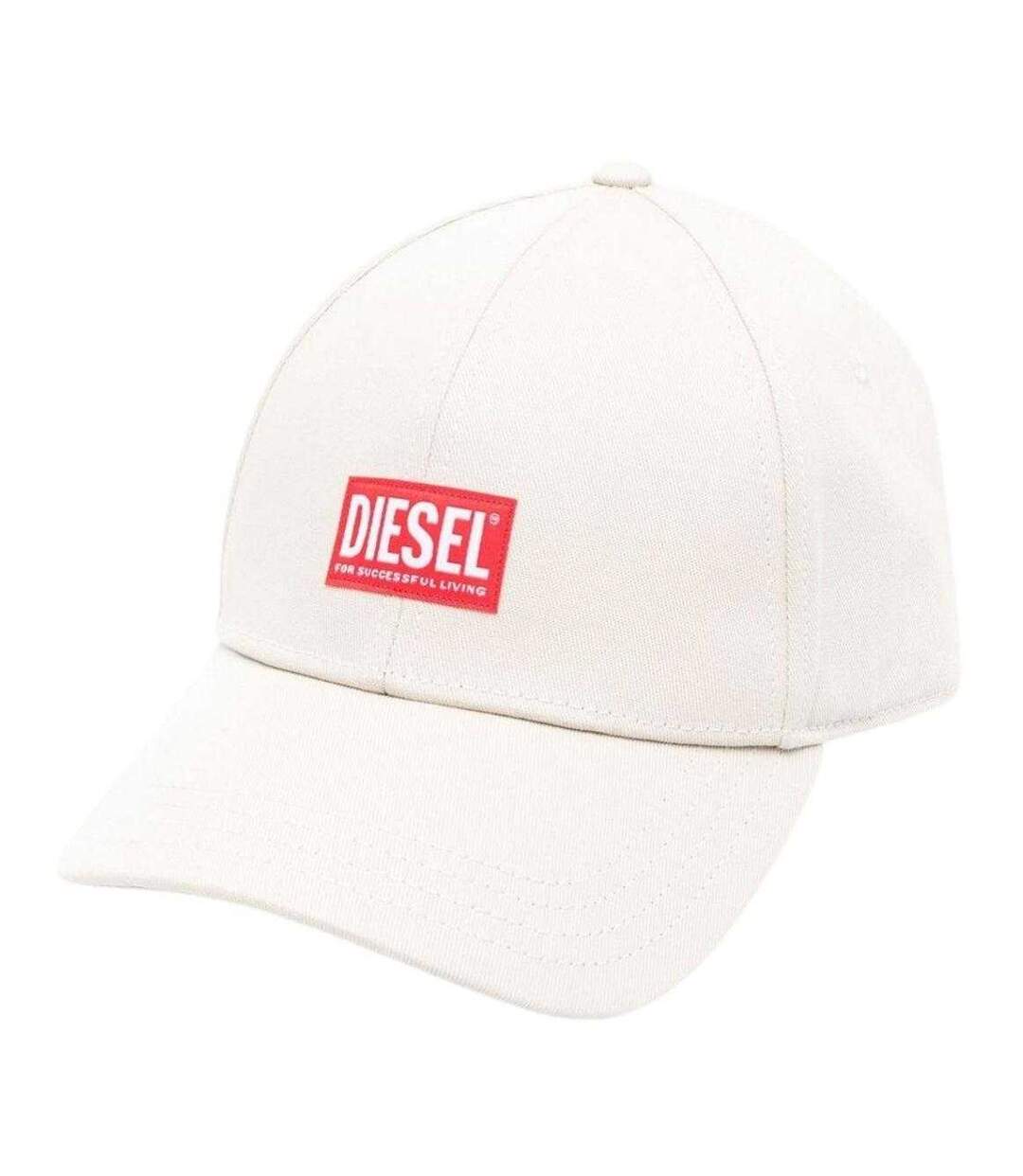 Casquette De Baseball Motif Écusson Adulte Blanc Diesel-1