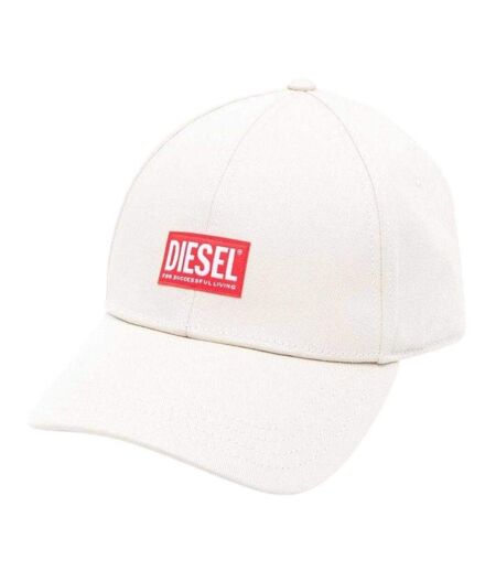 Casquette De Baseball Motif Écusson Adulte Blanc Diesel