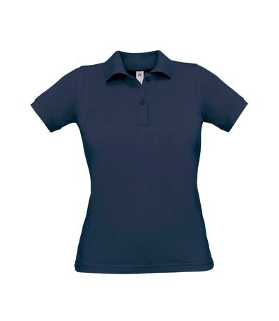 B&C Womens/Ladies Safran Pure Polo Shirt (Navy)