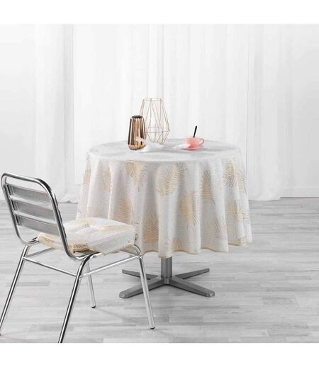 Nappe Antitache Ronde Sunny Gold 180cm Or
