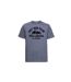 T-shirt col rond en coton homme avec Logo Log9 Gris Vondutch-4