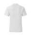 T-shirt iconic hommes blanc Fruit of the Loom-2