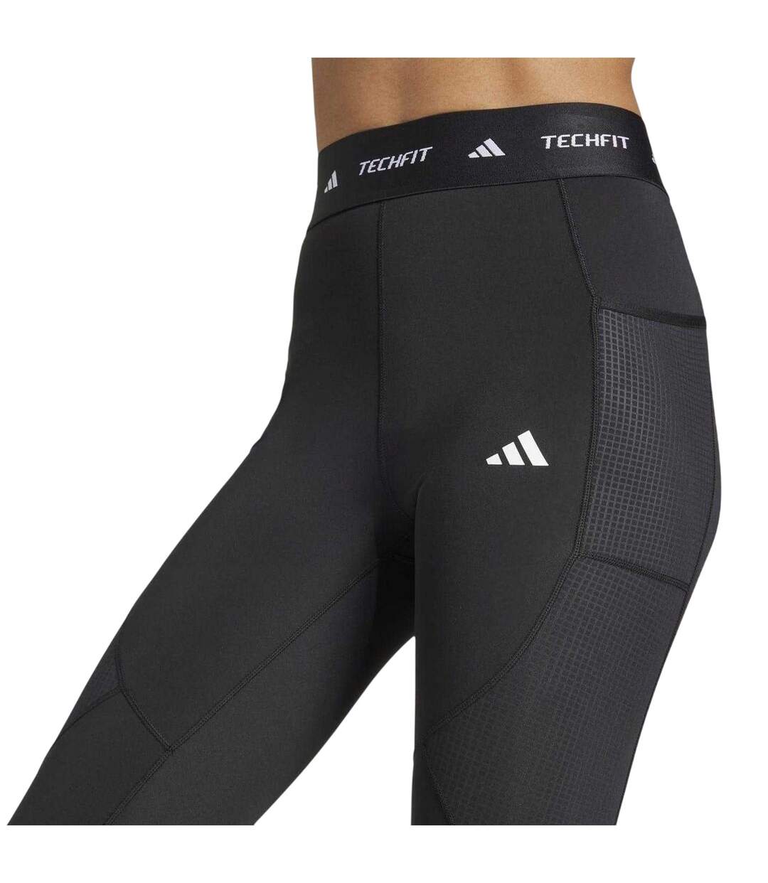 Legging Techfit Femme Noir Adidas-4