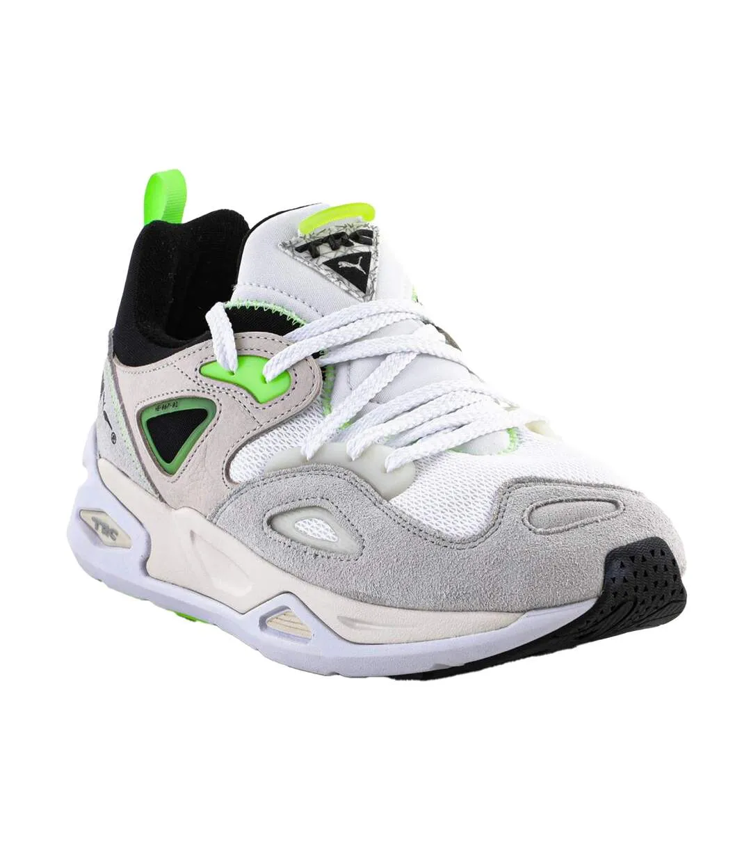 Baskets Trc Blaze The Triangle Homme Beige Vert Blanc Puma-1