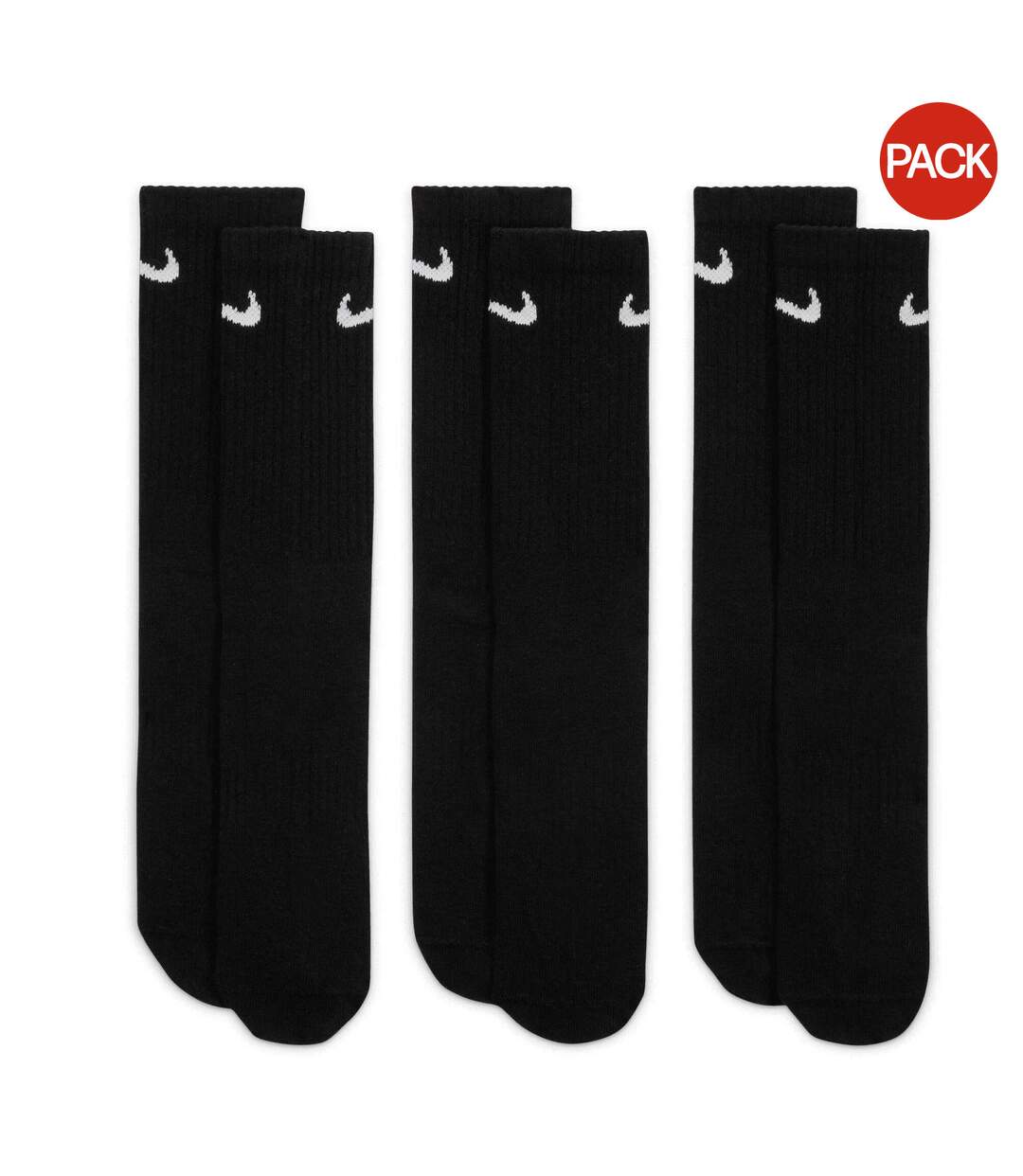 Chaussettes Tous Les Jours Adulte Noir Nike-1
