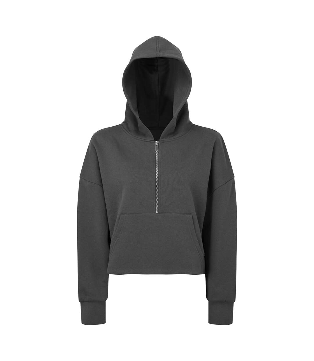 Sweat à capuche femme anthracite TriDri