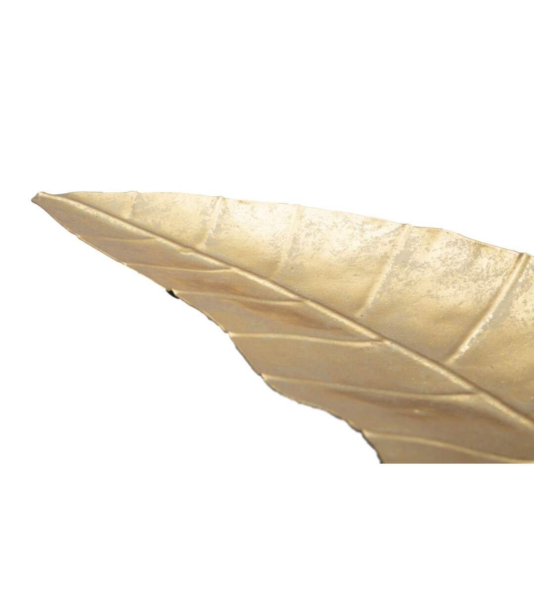 Vide-Poche sur Pied en Métal Foglia 38cm Or-5