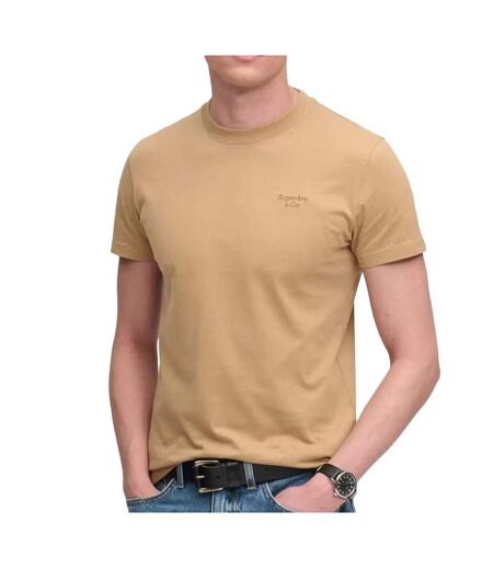T-Shirt camel homme superdry essential serif